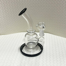 Charger l&#39;image dans la galerie, A6593 , Clear Glass Rig Water Pipe Bubbler (Mixed) &amp;
