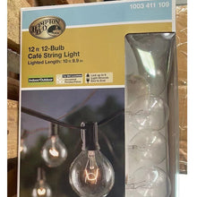 Cargar imagen en el visor de la galería, A6190, 12 ft 12-Bulb Cafe String Light  .C5. &amp;
