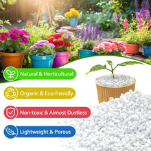 Load image into Gallery viewer, A6997, 10 QT Perlite 3-6 mm Horticultural Organic Perlite Bulk for Plants Natural Potting Soil Mix Additive
