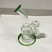 Charger l&#39;image dans la galerie, A6593 , Clear Glass Rig Water Pipe Bubbler (Mixed) &amp;
